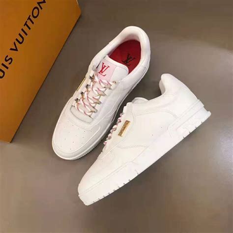 lv mens trainers white|louis vuitton trainer men.